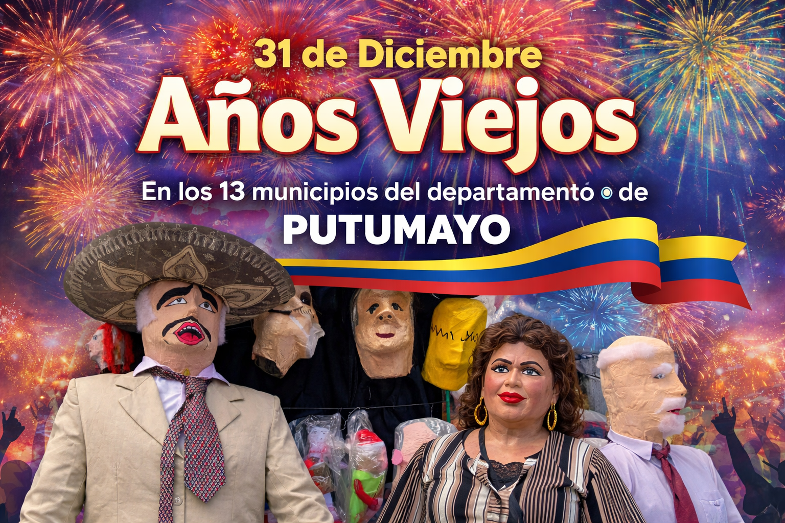 Desfile de Años Viejos en Putumayo
