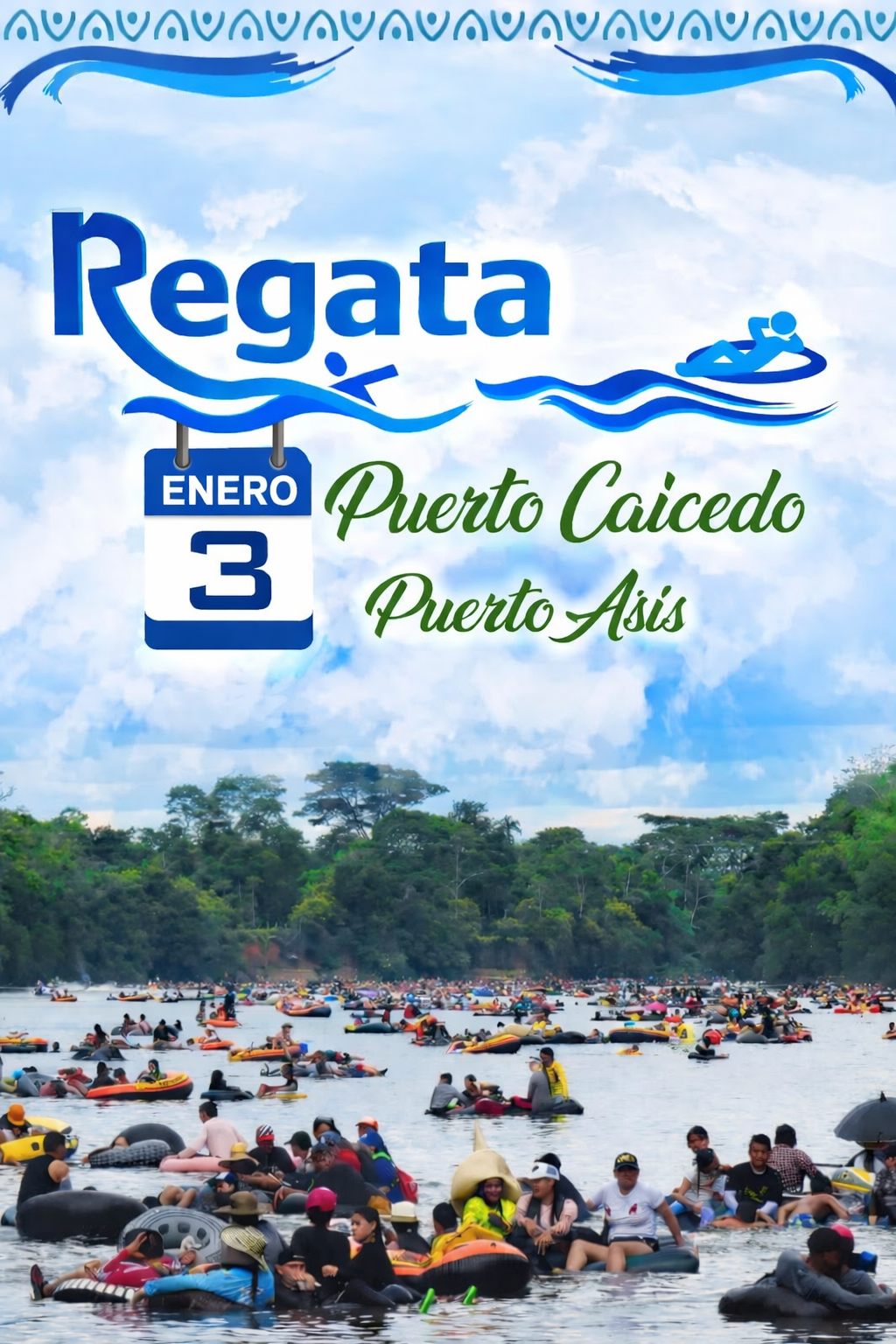 🚣‍♂️🌊 Regatas del Putumayo